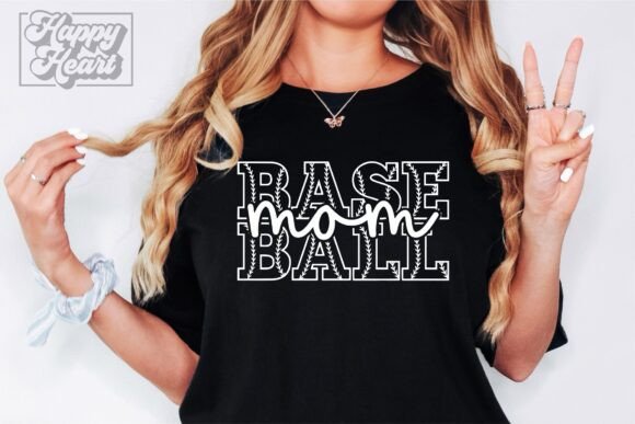 Baseball Mom SVG PNG - Baseball Season Graphics and Crafts