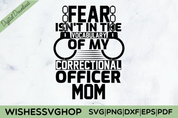 Correctional Officer Mom SVG PNG Review