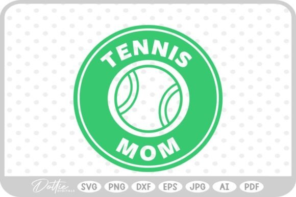 Tennis Mom SVG PNG DXF Graphics and Crafts Review